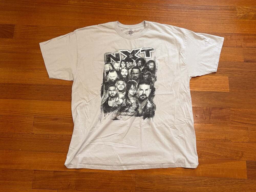 WWE NXT Authentic Wrestler Collage Graphic T-Shirt Size 2X